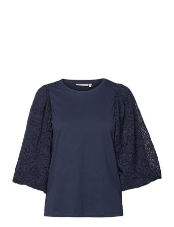 Gittyiw T-Shirt Blue InWear