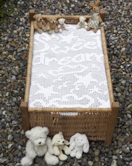 Hekleoppskrift Babyteppe - Svarta Fåret