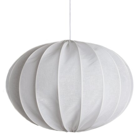 Watt&veke Boll 65 taklampe lin, hvit