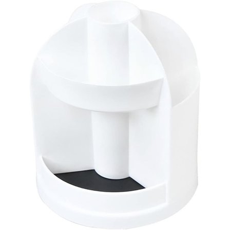 360 Graders Roterende Penneholder med Flere Rom - Blyantkopp Skrivebordsorganisator