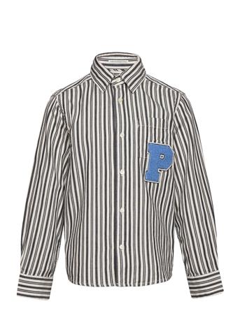 Striped Artwork Shirt Patterned Tom Tailor