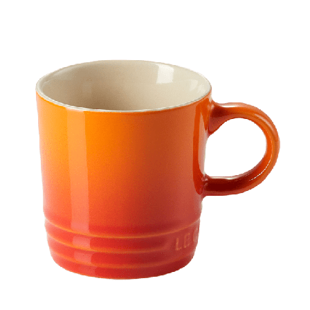Le Creuset Espressokopp 100 ml Stengods Volcanic Kök & matlagning Orange