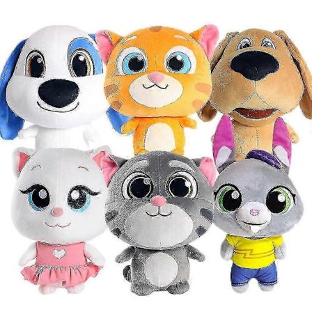 Suloinen Talking Tom Cat pehmonukke pehmeä täytetty lelu lapsille halaus tyyny lahja-1 SZZK