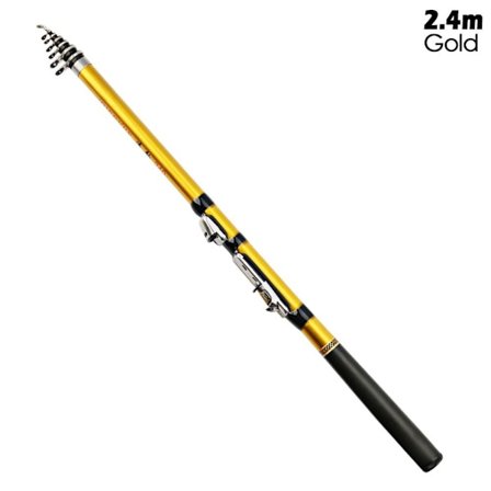 Teleskop fiskestang Pen Pole GULD 2,4M 2,4M