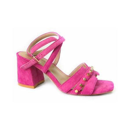 Silvian Heach, Square heel sandals Różowy, Kobieta, Rozmiar: 37 EU