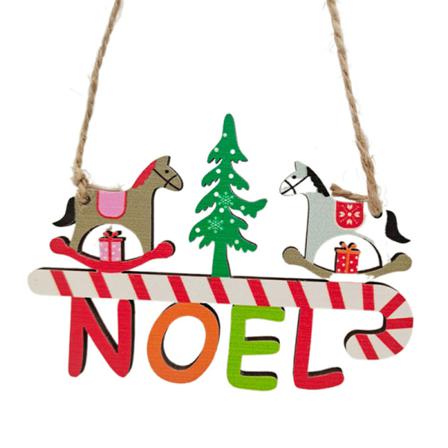 Woodland Christmas Door Hängande Decxmas Hängsmycken Merry Decor Fo
