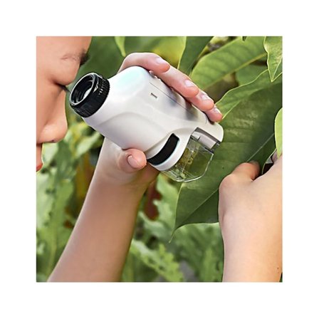 Bärbart fickmikroskop Science Toys Pedagogiskt mikroskopkit för barn