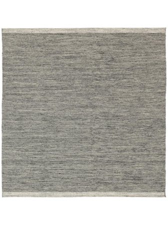 Serafina 250X250 Large Dark Grey Plain (Single Colored) Square Wool Rug