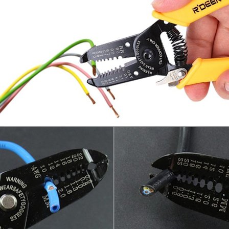 1 stk. Profesjonell avisolerings- og kutteverktøy for ledninger Elektrikerverktøy