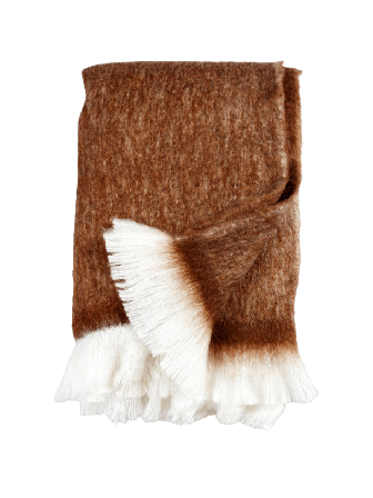 Svanefors Elva Pläd Filtar & plädar Brun 130x170 cm