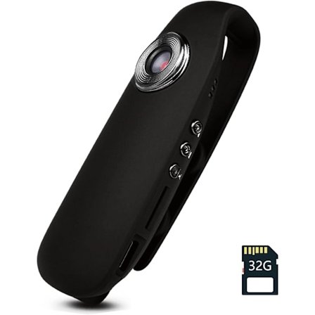 2025 Seneste Model Mini Kropskamera med Lyd- og Videooptagelse, HD 1080P Kropskamera, Lille Personligt Politi Kropskamera, Clip-on Bærbar POV