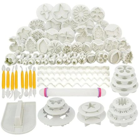 Kjeksformer DIY Bakeverktøy 68 stk Plastkakeform