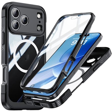 Ultra Full Protection MagSafe Case iPhone 17 Pro Sort