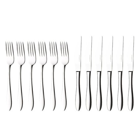 Hardanger bestikk Fjord forretsbestik 12 dele, stål | KitchenOne