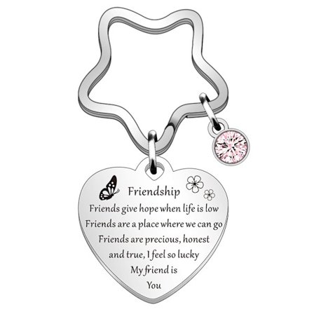Bästa vän Nyckelring Presenter Sentimental inspirerande present - high quality