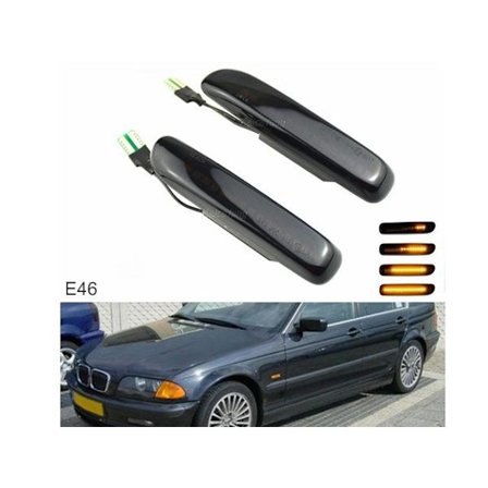 Led dynamisk blinkers BMW E46 Smoke styling 2-pack