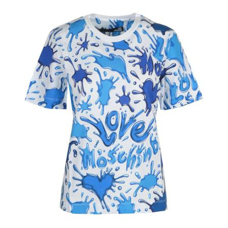 Love Moschino T-shirt Blå, Dame