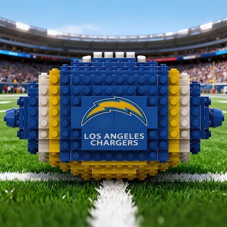 Amerikansk Fodbold Byggeklodser – Pædagogisk Sportsbyggeri med Store Partikler