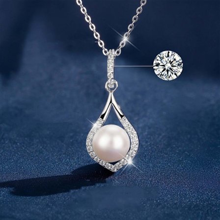 #925 sølv smykkesett halskjede#