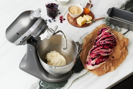 KitchenAid Artisan 5KSM175PSEMS - kjøkkenmaskin - 300 W - medaljongsølv