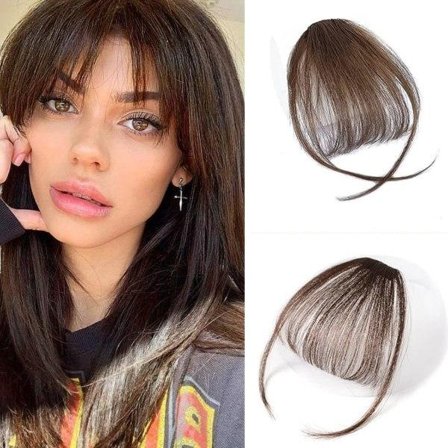 TG Bangs Extension Menneskehår, Hårlengde 100 %