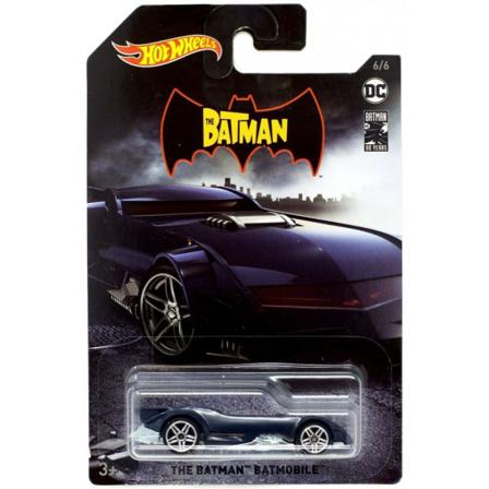 Hot Wheels Mattel Cars Bilar Batman Metall 6cm Svart/silver 6/6