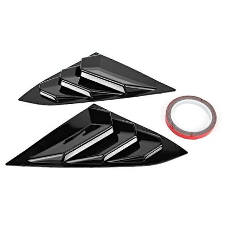 Bil Bakrute Ventil Outlet Louver Fender Trim Passer for Honda Civic 2016-2019