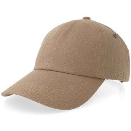 Stetson - Beige unconstructed Keps - Baseball Cap Cotton Cognac Dad Cap @ Hatstore