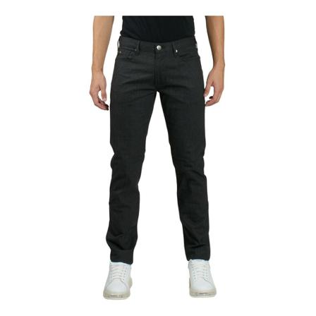 Emporio Armani Straight Bukser Sort, Herre Bukser, Størrelse: W36