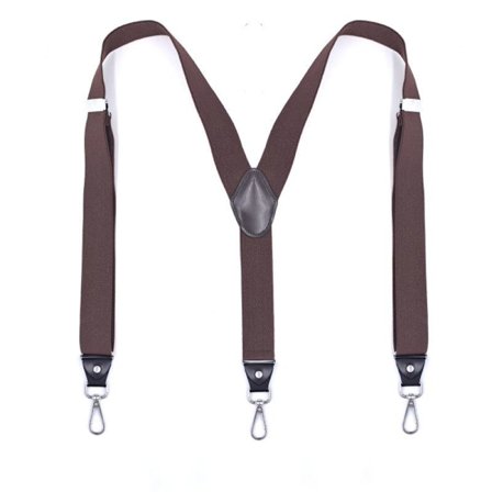 Seler til mænd, superstærke, 3,5 cm brede, med roterende krog og elastisk rem, bruges til jeans-XF4-