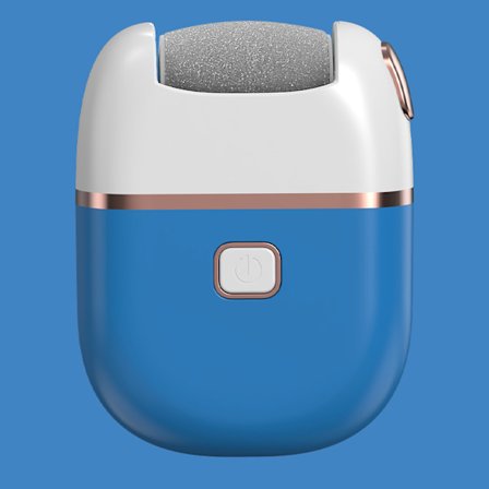 Mini elektrisk fotfil for hjemmebruk for å fjerne død hud og hard hud