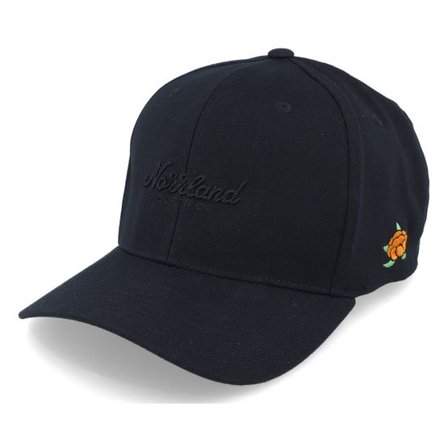 SQRTN - Svart adjustable Keps - TGN Script Big-fit Cap All Black 120 Adjustable @ Hatstore