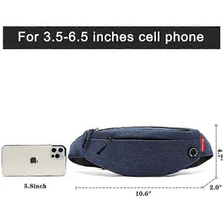 Midjeväska Dam Bum Bag Vattentät Sling Pocket Herr Sport