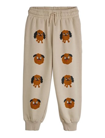 Mini Rodini Doggies Sp Sweatpants - Beige - 68/74