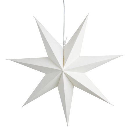 Watt&veke Sally julestjerne 60 cm, hvit