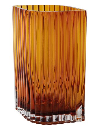 AYTM Folium Vase - Yellow - H:25CM