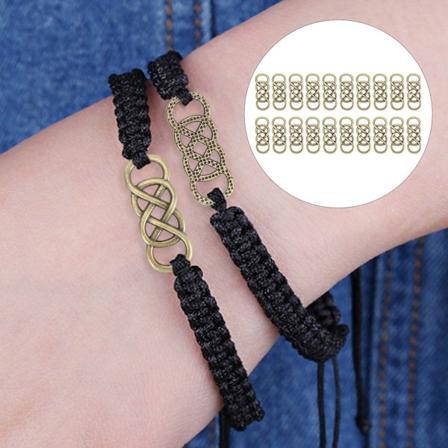 20 stk. Smykketilbehør i legering, DIY-halskjede, armbånd, smykkefunn, tilbehør, gave
