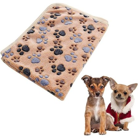 Mjuk filt för husdjur, filt för hund och katt, plyschfilt för hund, filt för bad