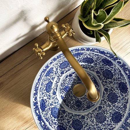 Bänkmonterad tvättställ REA Bella