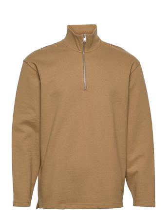 Slhrelaxcarson High Neck Sweat W Coll Sweat-shirt Tröja Brun Selected Homme