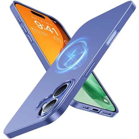 TORRAS Mobilskal till iPhone 16 Magsafe Shockproof - Lila/Blå