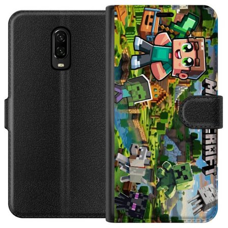 Kompatibelt Lommeboketui til OnePlus 6T Lady Gaga The Fame svartvit portrett med store solbriller i minimalistisk pop estetikk