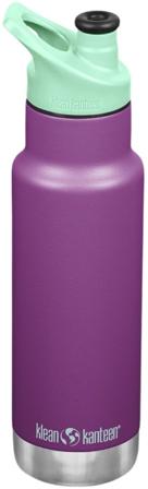 Klean Kanteen Insulated Kid Classic Narrow pullo, 355ml (Sport Cap), Sparkling Grape - Termos- & Joumapullot