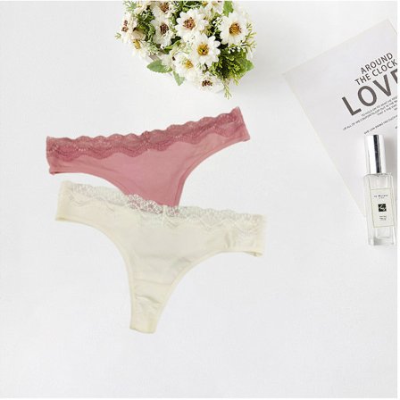 Dametruse, T-back Lav Liv Transparent Truser Dame