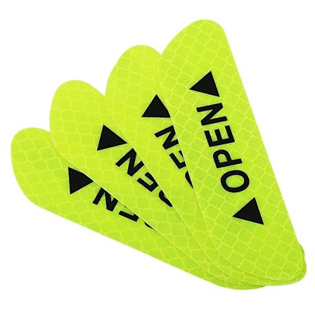 4 kpl/setti Auton heijastavat varoitustarrat Skoda Octavia 2 A7 Rapid Fabia Superb Kodiaq Karoq Citigo -automallien ovitarroihin