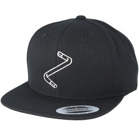 Iconic - Zwart snapback Cap - Kamprad Black Snapback @ Hatstore