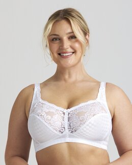 Sparkle Bh uden bøjle Hvid - B95 - Miss Mary