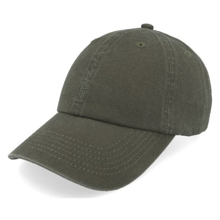 Upfront - Grön unconstructed Keps - Mini Organic Soft Low Baseball Cap Forest Night @ Hatstore