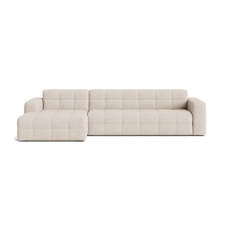 Paris chaiselong sofa, venstrevendt - Aragon Beige - 318x162x77cm - Elegant & Robust Sofa med Høj Komfort - Perfekt til Stuen & Moderne Hjem