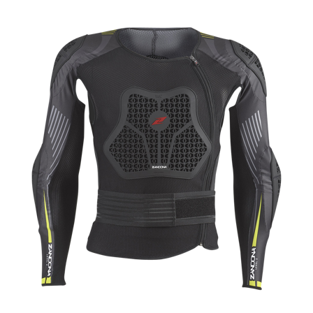 Kurtka Ochronna Zandonà Netcube x7 Czarny/Fluorescencyjny żółty S